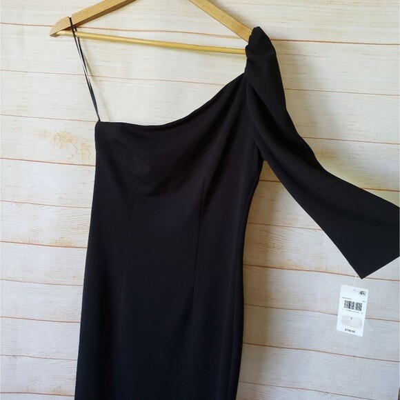 Trina Turk Tailored Fit One Shoulder Cocktail Sheath Dress Party Wedding Size 2 - Picture 4 of 11